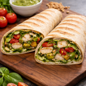 Kip pesto wrap
