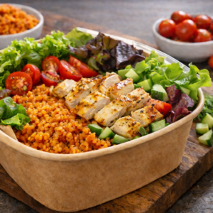 Bulgur kip salade